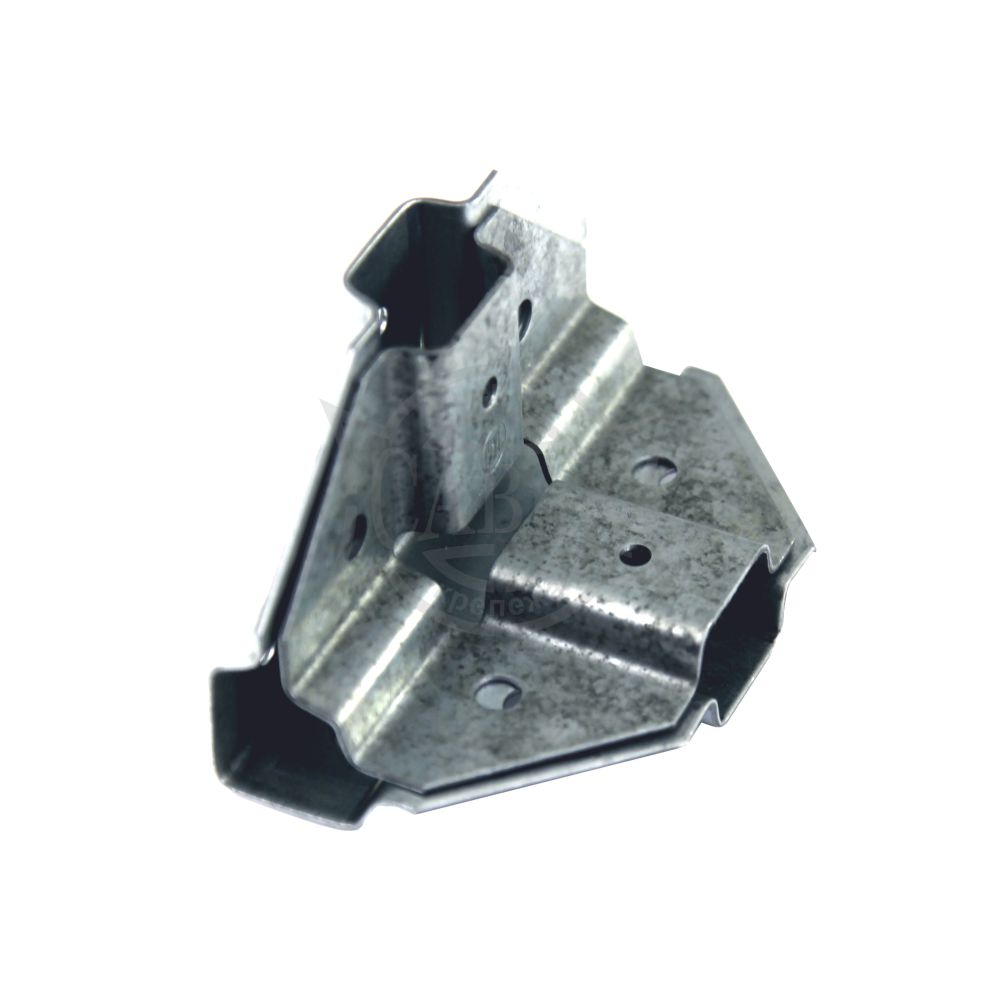 Краб-система угол на 4 стороны 20х20х1.2 мм ГОЦ (1)