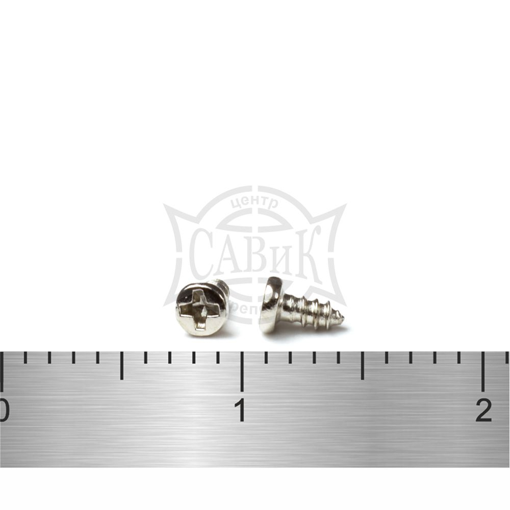 Фото Шуруп Din 7981 п/сф А2 микро острый 1,7х5