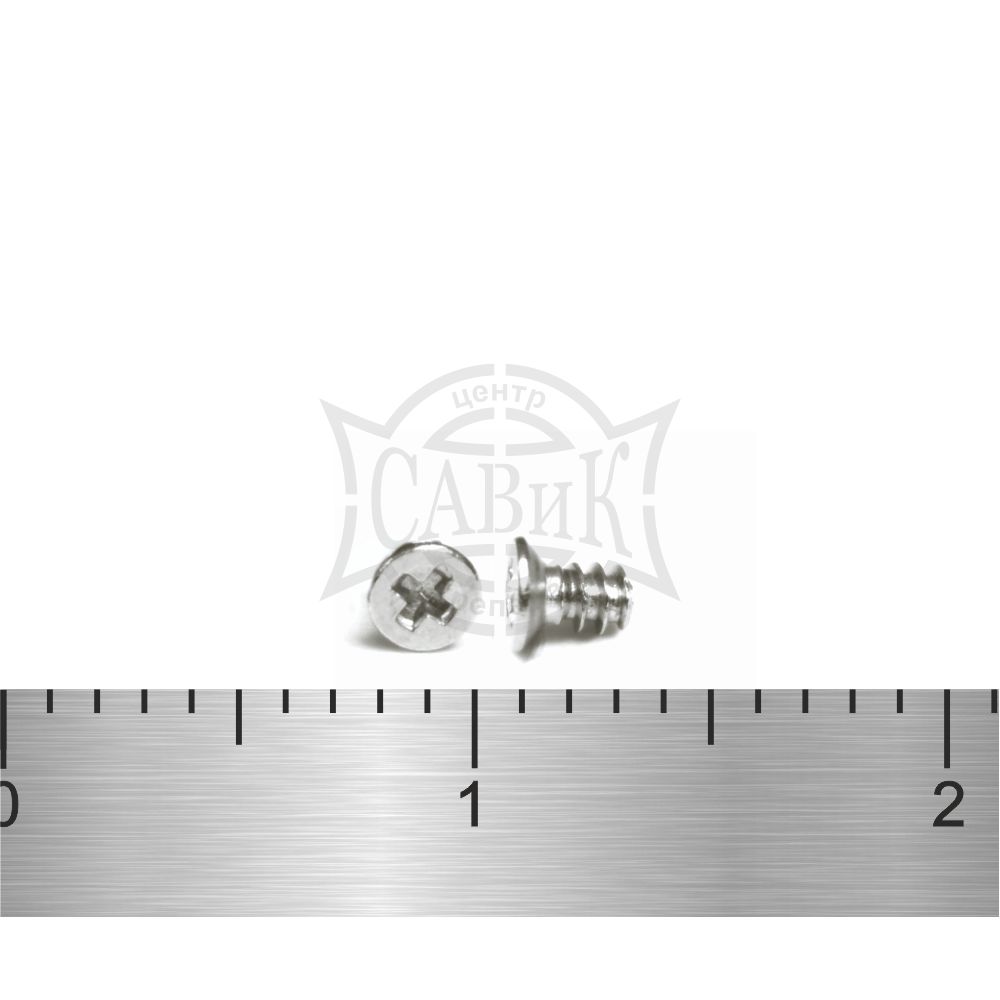 Фото Шуруп GB 846 HC потай Zn микро тупой 1,5х4