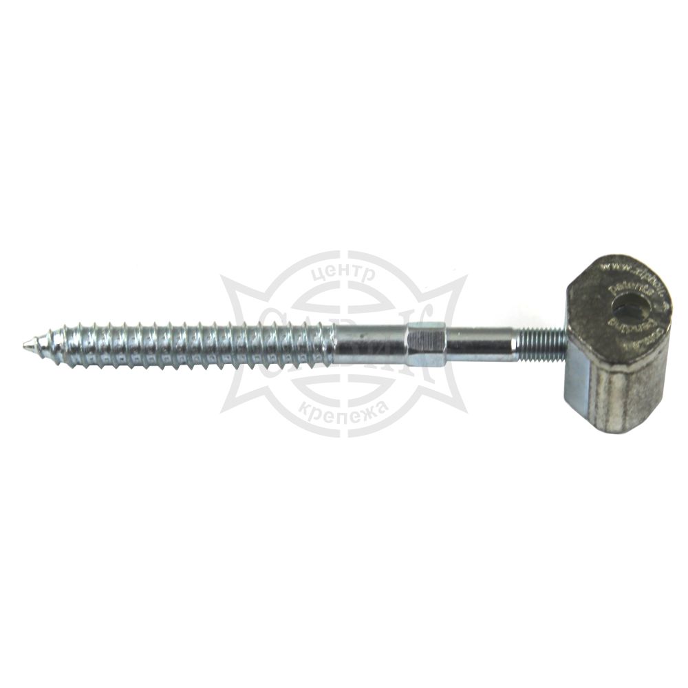 Стяжка прямая UT Railbolt 8x98мм, отделка цинк (1)