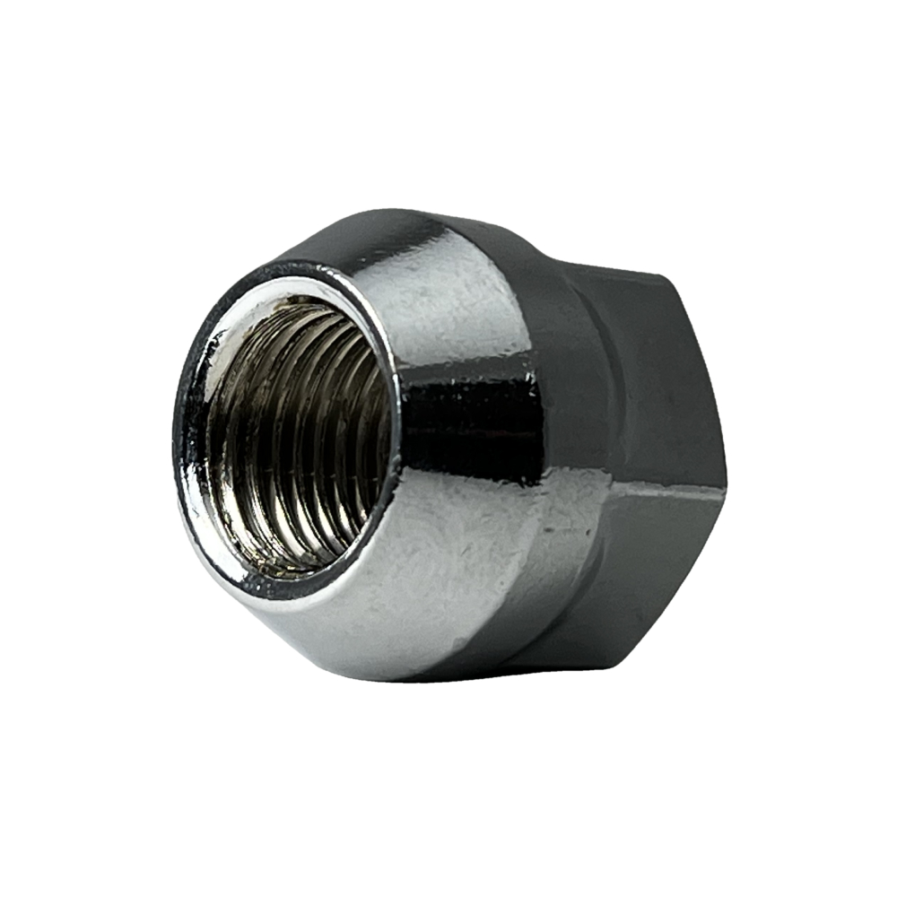 Фото (1232) е112 Гайка колеса иномарки М14х1.5х21 кл.21 конус, откр, СН, JN-222