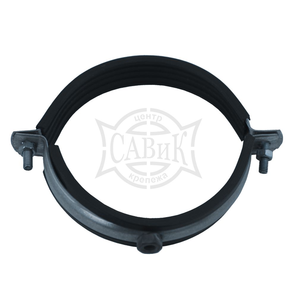 Фото Хомут для воздуховода с уплотнителем 600 мм 