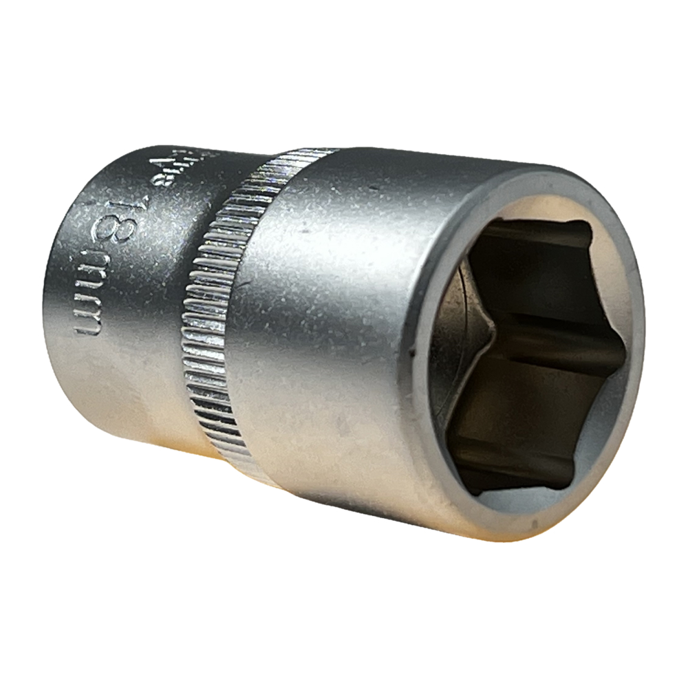 Головка торцевая 6-гранная 1/2 18мм