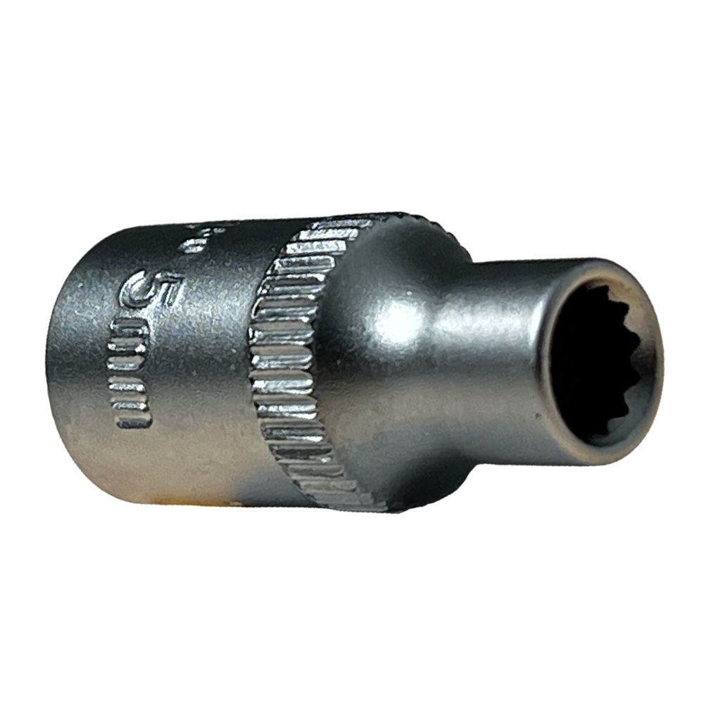 Головка торцевая 12-гранная 1/4  5мм 