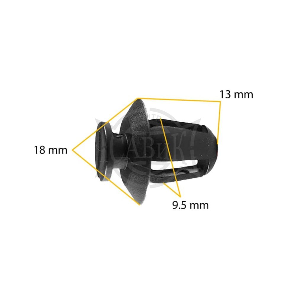 Фото АК0015 Автокрепеж для BMW, Citroen, Peugeot (1)