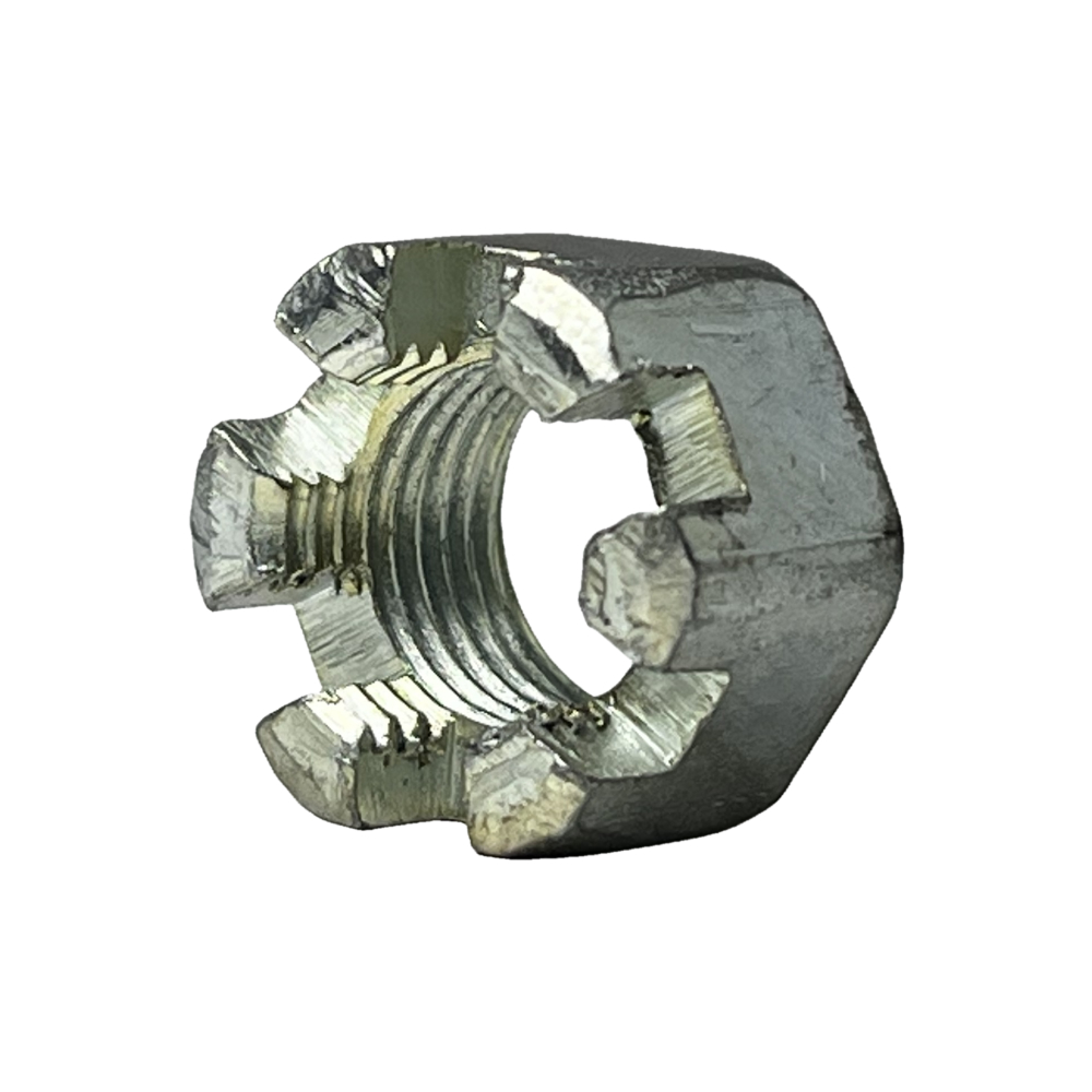 Фото (1158) 398 Гайка М12x1.25 корончатая стойки стабилизатора "ВОЛГА"