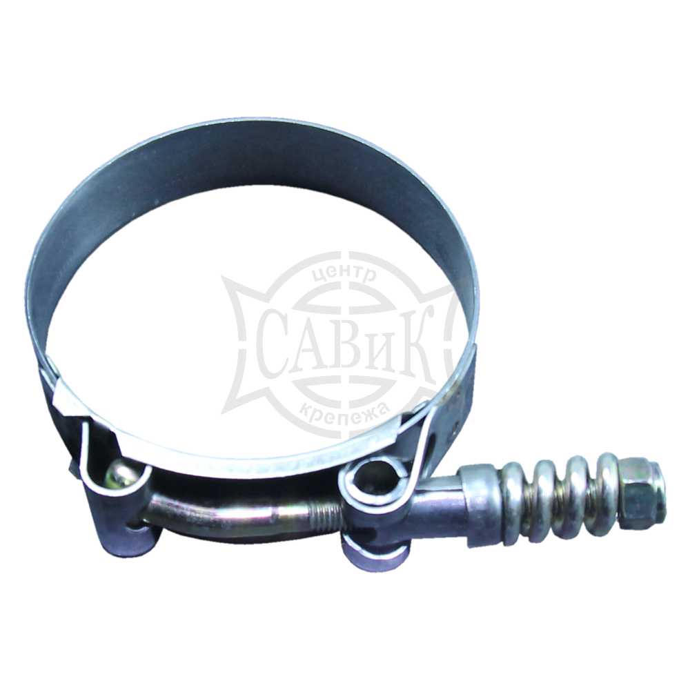 Фото Хомут силовой пружинный 116-124мм 