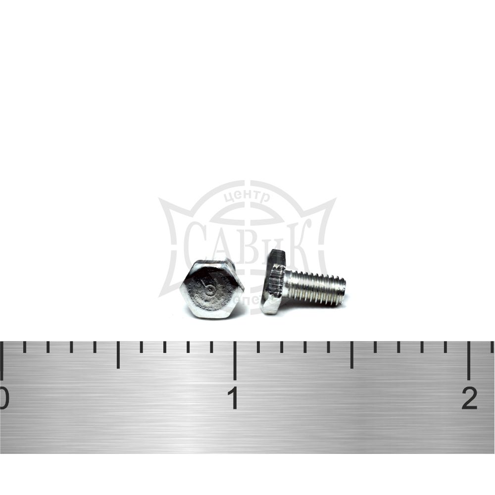Фото Болт DIN 933 6-гр 3х0.5х14 цинк