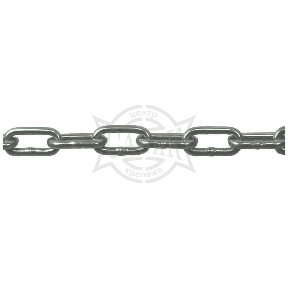Фото Цепь DIN 766 короткозвен. НЕРЖ. А4  6 мм