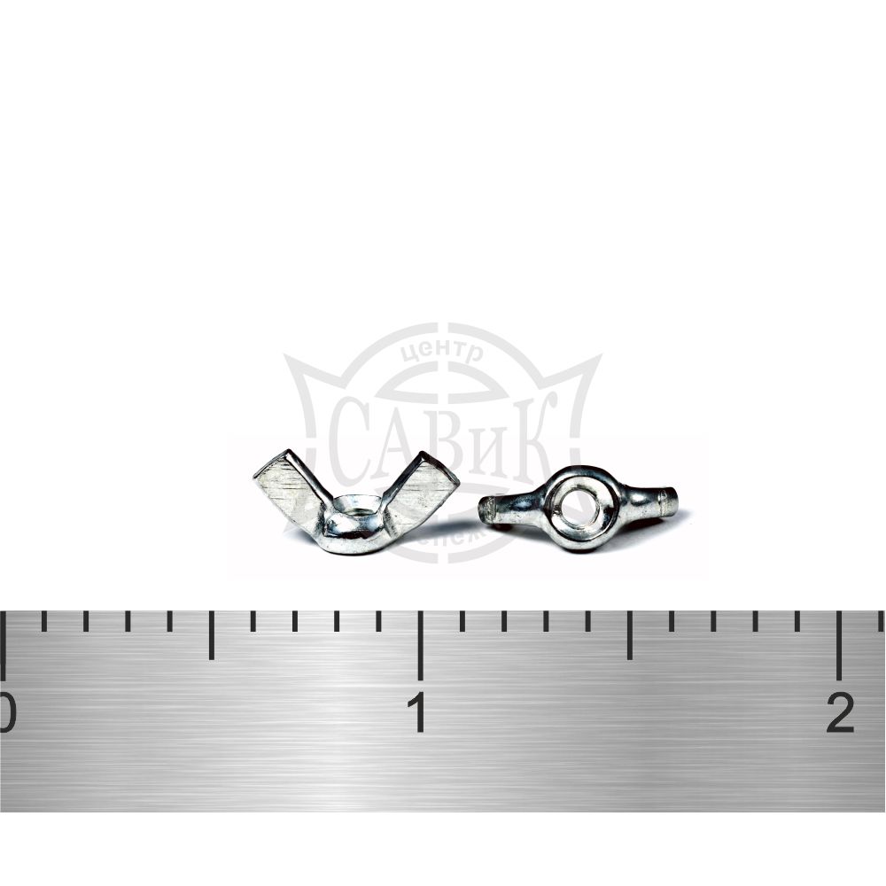 Фото Гайка DIN 315 барашк. Zn М 3