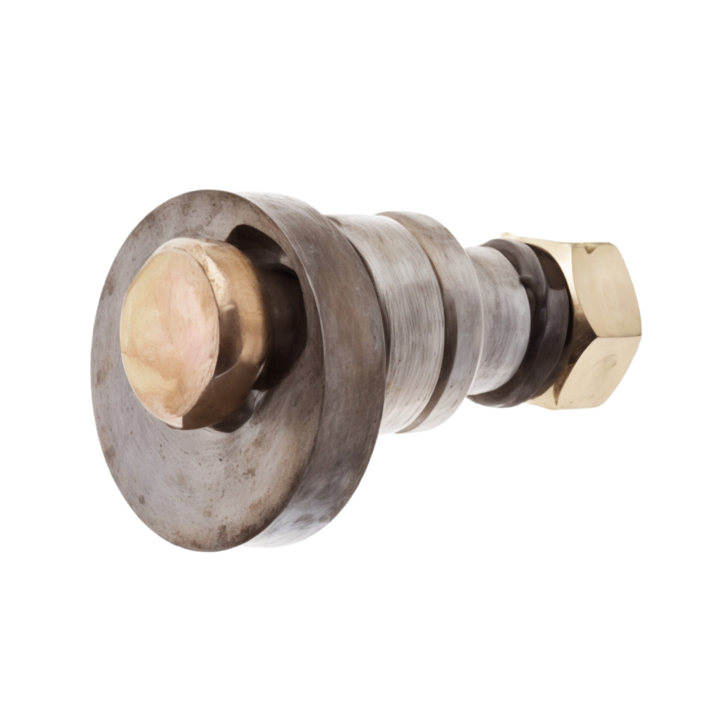 Фото (444) 928 Болт М12x54x1,25 (ось) опорный эксцентрика зад.кол. "ГАЗель" в сборе