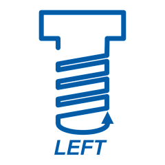 МЕТРИЧЕСКИЙ КРЕПЕЖ С ЛЕВОЙ РЕЗЬБОЙ