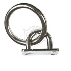 СКОБЫ С КВАДРАТНЫМ ОСНОВАНИЕМ С КОЛЬЦОМ А4