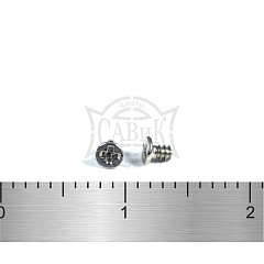 ШУРУПЫ IB С ПЛОСКОЙ ЦИЛИНДРИЧЕСКОЙ ШЛЯПОЙ С ТУПЫМ КОНЦОМ  МИКРО