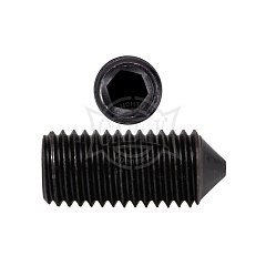 ВИНТЫ УСТАНОВОЧНЫЕ DIN914 ОСТРЫЕ ОКСИД