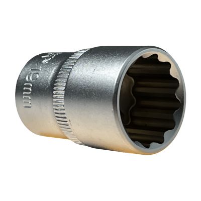Головка торцевая 12-гранная 1/2 19мм 