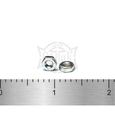 Гайка Din 934 6-гр. Zn М2х0.4 микро