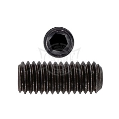 ВИНТЫ УСТАНОВОЧНЫЕ DIN913 ПЛОСКИЕ ОКСИД