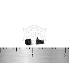 ШУРУПЫ IB С ПЛОСКОЙ ЦИЛИНДРИЧЕСКОЙ ШЛЯПОЙ С ТУПЫМ КОНЦОМ ОКСИД МИКРО