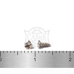 ШУРУПЫ DIN7982 ПОТАЙНЫЕ С ОСТРЫМ КОНЦОМ А2 МИКРО