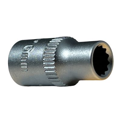 Головка торцевая 12-гранная 1/4  6мм 