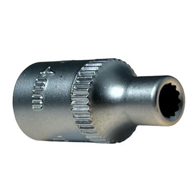 Головка торцевая 12-гранная 1/4  4мм 